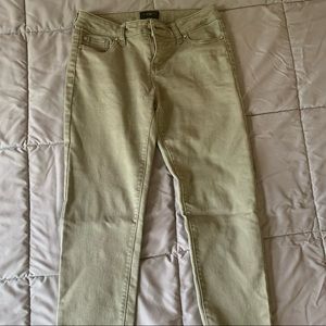 Celebrity Pink skinny jeans olive green size 3